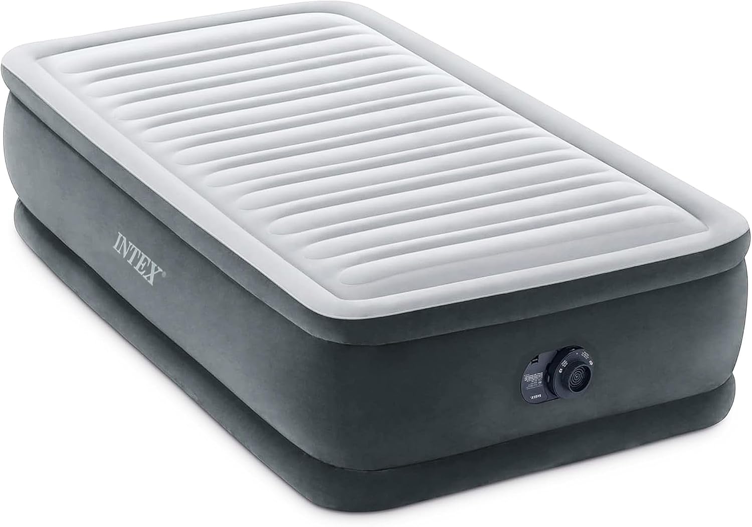 Intex Dura-Beam Deluxe 18" Twin Size Air Mattress with Built-in Pump